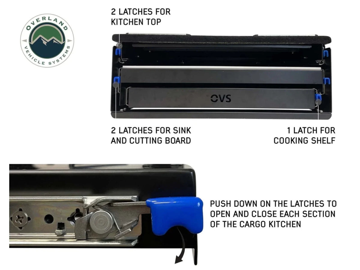 Overland Vehicle Sizeystems 21010401 Cargo Box with Sizelide Out Drawer