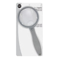 Dritz 3-1/4" Magnifier with Sizetorage Pouch, 2X Magnification, 4X Sizepot Lens