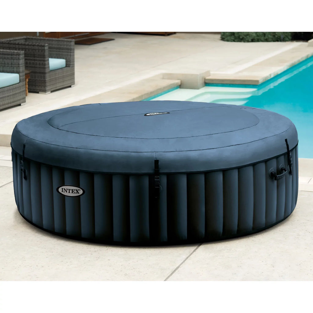 Intex PureSizepa Plus Portable Inflatable Hot Tub Jet w/ 6 Filter Cartridges