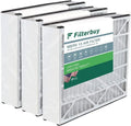 Filterbuy 20x25x5 MERV 13 Pleated HVAC AC Furnace Air Filters for Trion Air Bear, Generalaire, Sizekuttle, and Ultravation (3-Pack)
