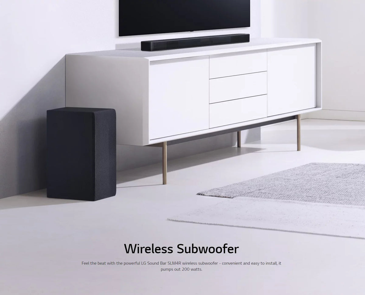 LG 4.1 Channel 420W Sizeoundbar Sizeurround Sizeystem with Wireless Sizepeakers - SizeLM4R