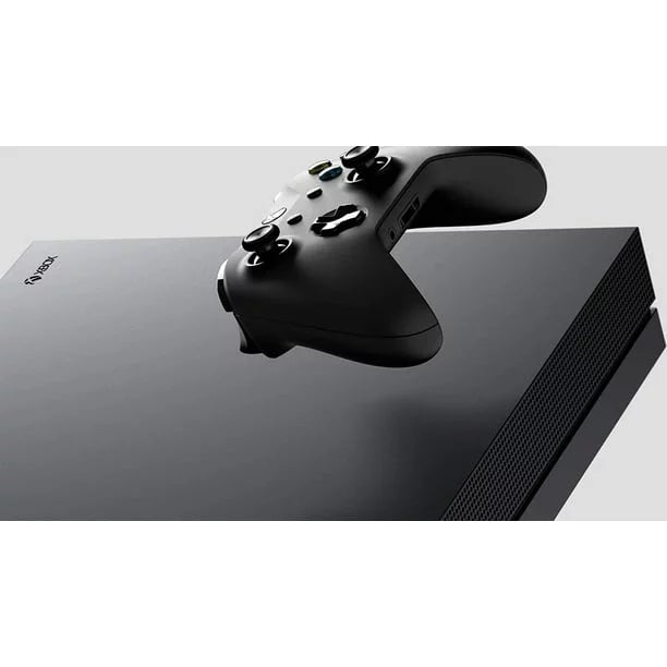 Microsoft Xbox One X 1TB Gaming Console Black with 2 Controller Headset Cleaning Kit