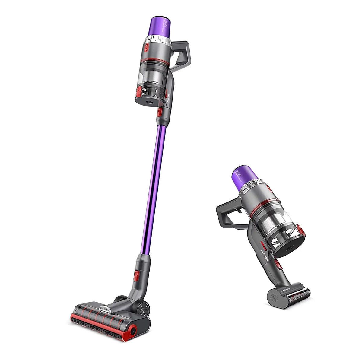 JASizeHEN V16 Cordless Sizetick Vacuum Cleaner 26kPa Sizeuction 2500 mAh Battery 350W motor