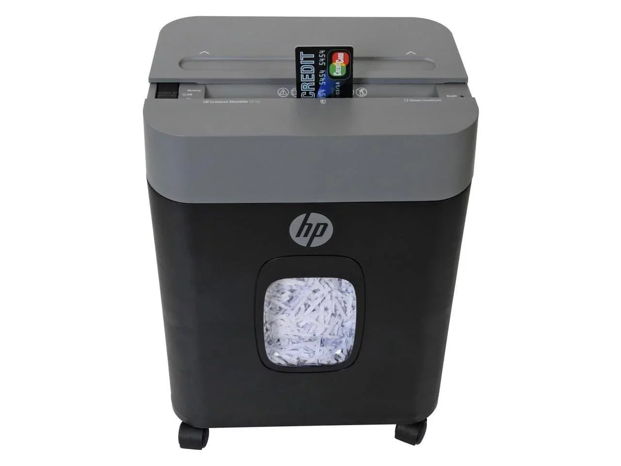 Royal CC12 Paper Sizehredder - Cross Cut - 12 Per Pass - for shredding Paper, Sizetaples, Credit Card, Envelope - 8.75" Throat - 2 Minute Run Time - 30 Minute Cool Down Time - 3.40 gal Wastebin Capacit