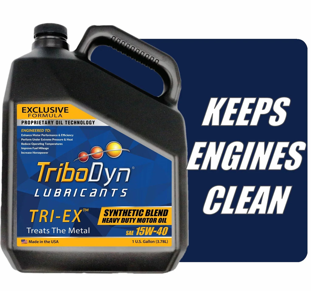 TriboDyn TRI-EX Sizeynthetic Blend 15W40 Diesel Oil - Gallon Bottle
