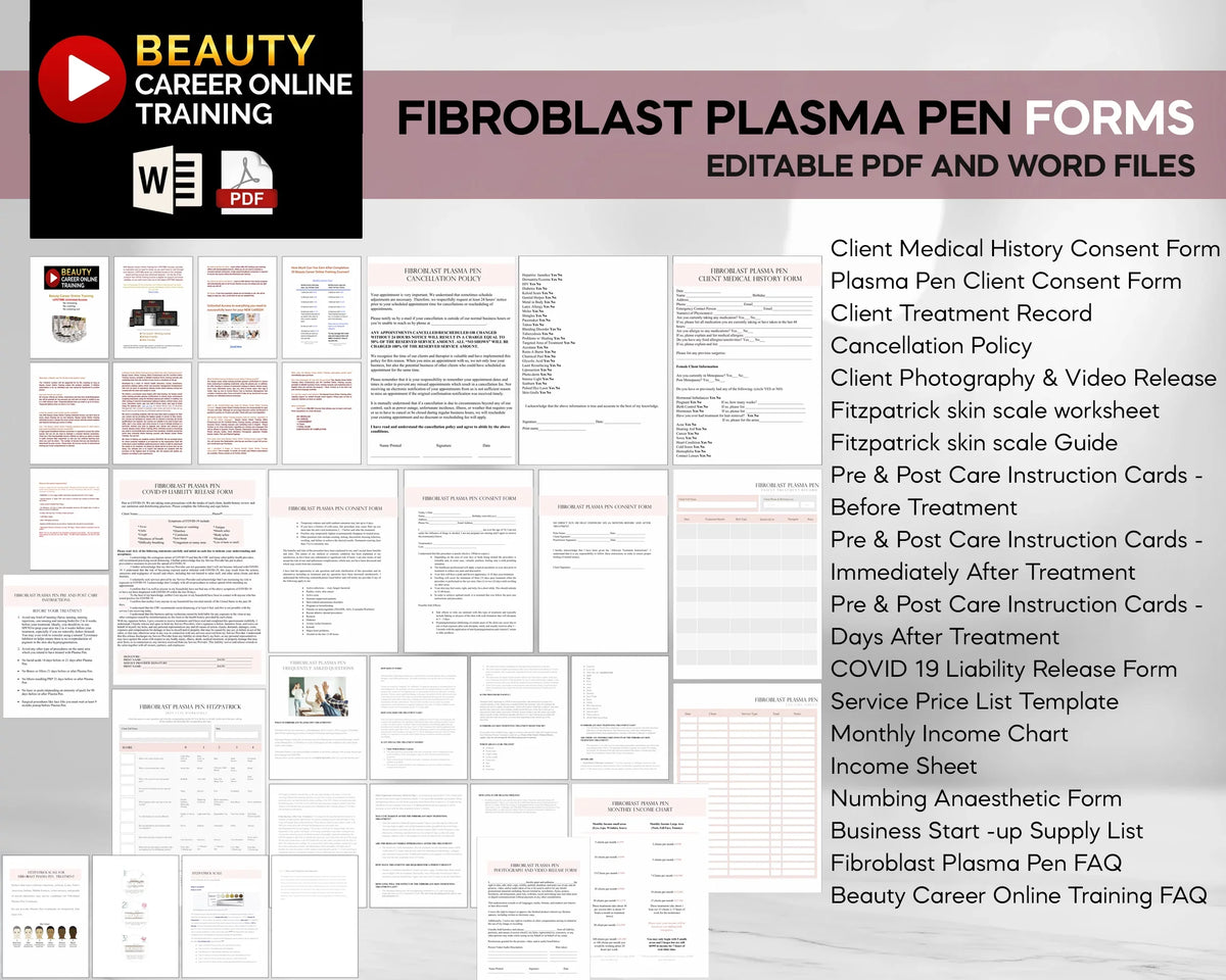 Beauty Career Academy: Sizemall Pores, Large Pores, Face Pores, Fibroblast Training Manual, USizeB [Online Activation Code]