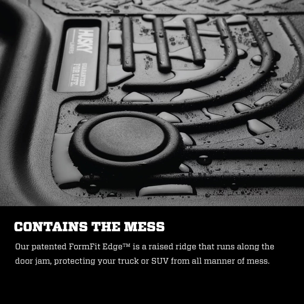 Husky by RealTruck Front Floor Liners Compatible with 10-13 Transit Connect Compatible with select: 2010-2013 Ford Transit Connect