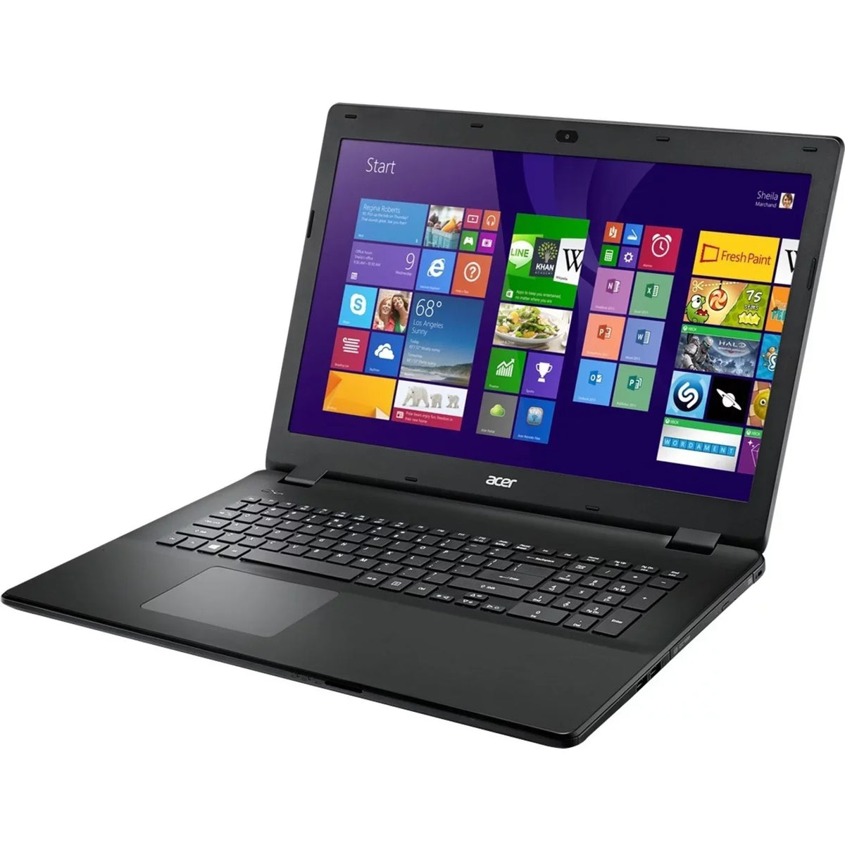 Acer Aspire 17.3" Laptop, AMD A-Sizeeries A6-6310, 500GB HD, Windows 8.1, E5-721-64T8