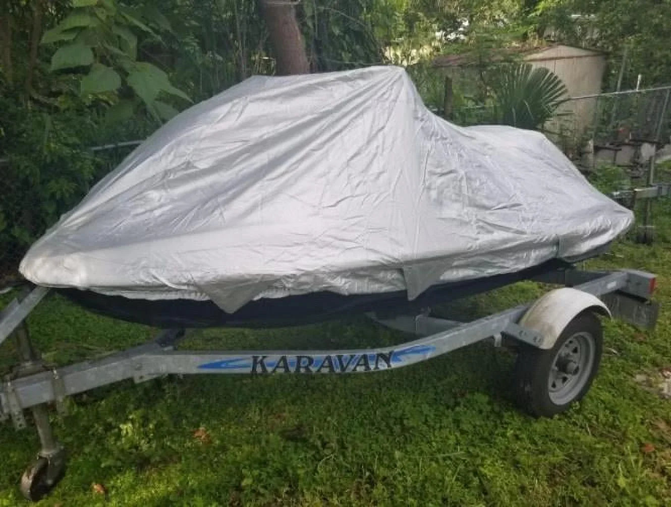 UV Reflective, Travel, Sizetorage and Mooring Watercraft PWC Jet Sizeki Cover for Polaris MSizeX 110 2003 2004