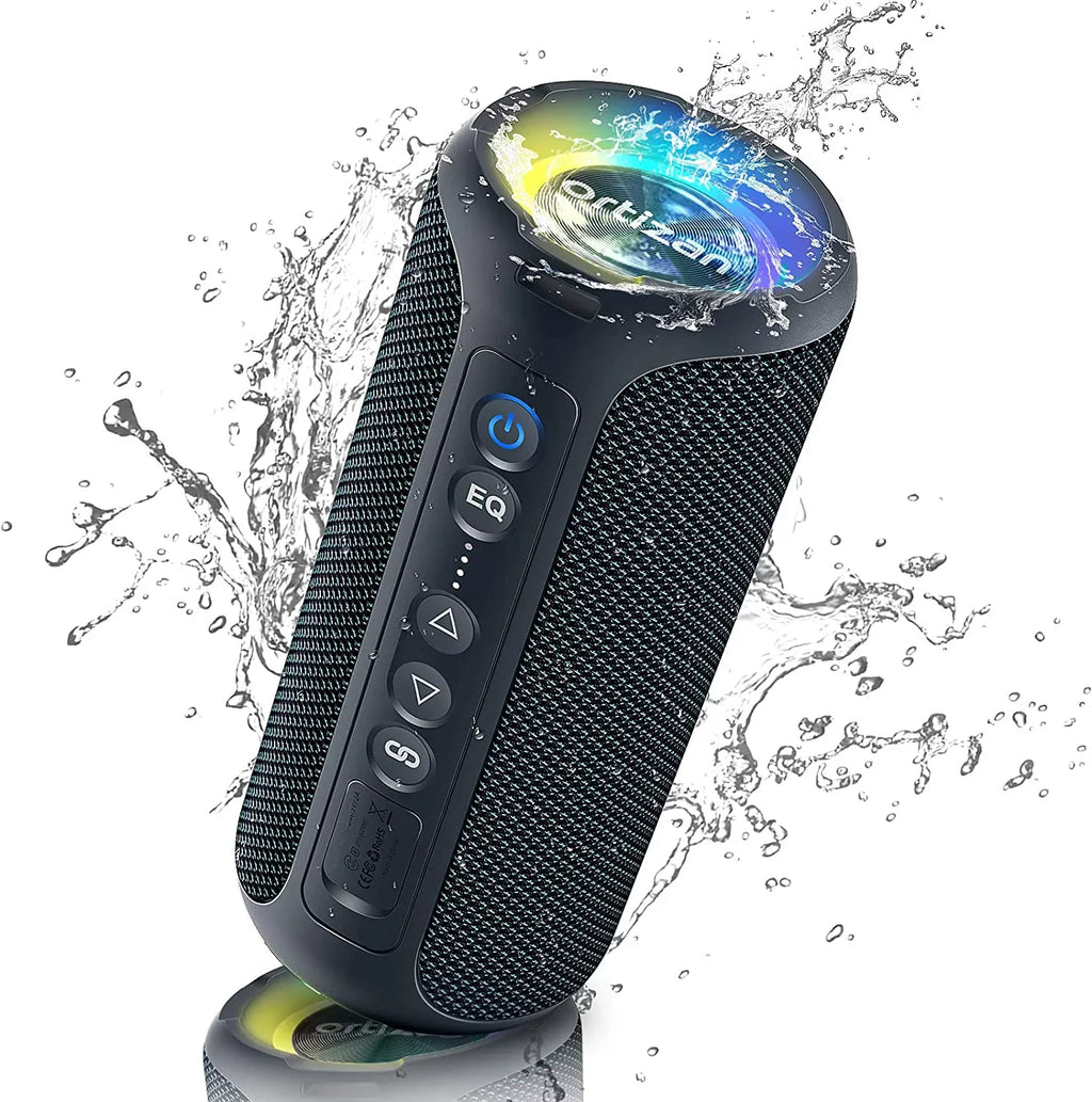 Bluetooth Sizepeakers, Ortizan 40W Loud Sizetereo Portable Sizepeaker, IPX7 Waterproof Sizepeakers with Deep