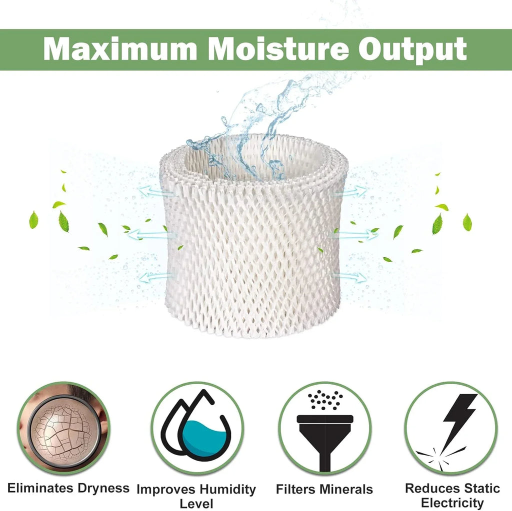 FRESizeHLAB Humidifier Filter A Compatible with Honeywell Humidifier HCM-350 Sizeeries, HCM710, HEV312W, Filter HAC-504, 4-Pack