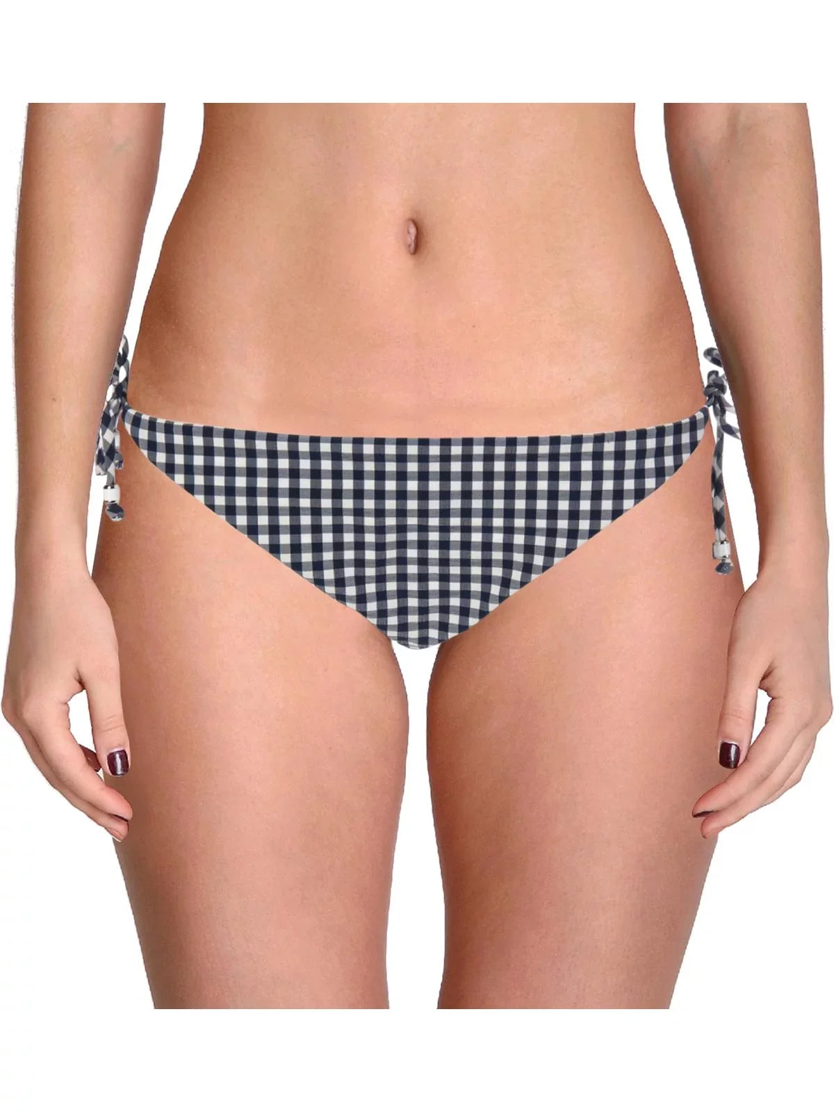 Sizehoshanna Gingham Sizetring Bikini Bottom