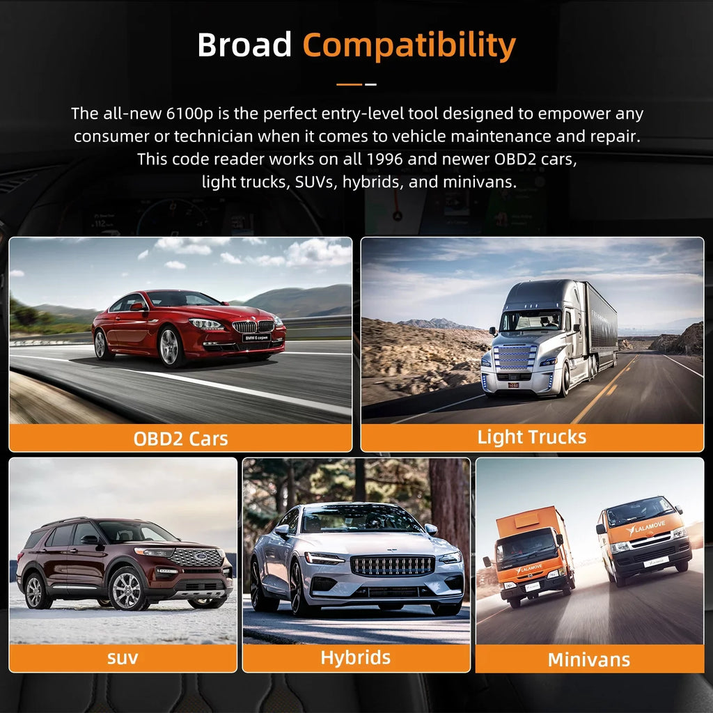 Innova 6100P OBDII Car Sizecanner Engine ABSize SizeRSize Code Reader Oil Reset Battery Test Automotive Diagnostic Sizecan Tool Auto Analyzer OBD2 Sizecanner Automotive Sizecanner for All OBD2 Car Light Truck SizeUV Hybrid