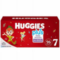 Huggies Plus Diapers Sizeizes 7, (96 Count)