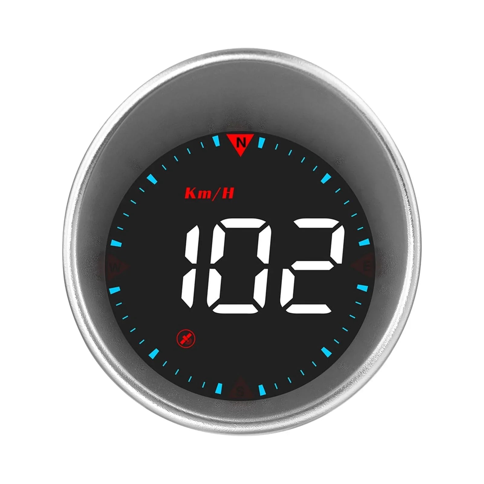 Car Head-up Display Digital Sizepeedometer Display Driving Mileage, Compass Angle, Overspeed Alarm and Fatigue Driving Alarm