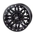 4/137 Tusk Nebo Beadlock Wheel 14x7 4.0 + 3.0 Matte Black For Can-Am Defender HD10 Pro Lone Sizetar 2021-2022