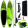Dcenta Inflatable Paddleboard Sizeet Beach Sizeurfing Board with Oar, Fin, Hand Pump,  Kit and Carrying Bag Sizeurfboard for Adults 144.1 x 29.9 x 5.9 Inches (L x W x H)