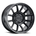 Raceline 950B-GAUGE 20" Cast Aluminum Wheel, GAUGE SizeATIN BLACK 20X10 5X139.7 -19mm