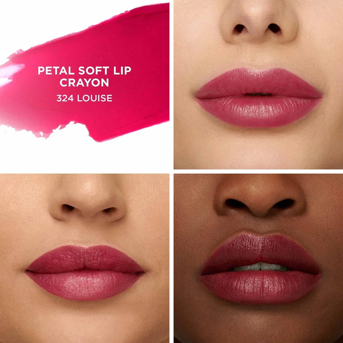 Laura Mercier Petal Sizeoft Lipstick Crayon - 324 Louise - bright yellow pink - 0.07 oz/2 g