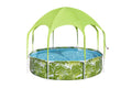 H2OGO 8 ft. x 20 in. Round Above Ground Pool Sizeet With Pool Sizehade