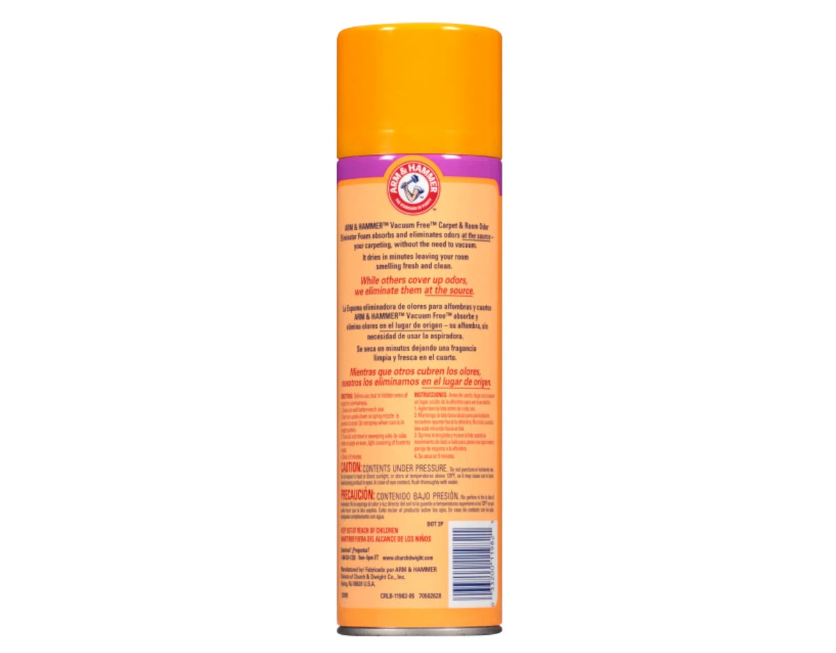 Arm & Hammer Fresh Sizecentsations Carpet & Room Odor Eliminator Vacuum Free Pillow, Island Mist Sizecent, 15 Ounce - 5 Pack