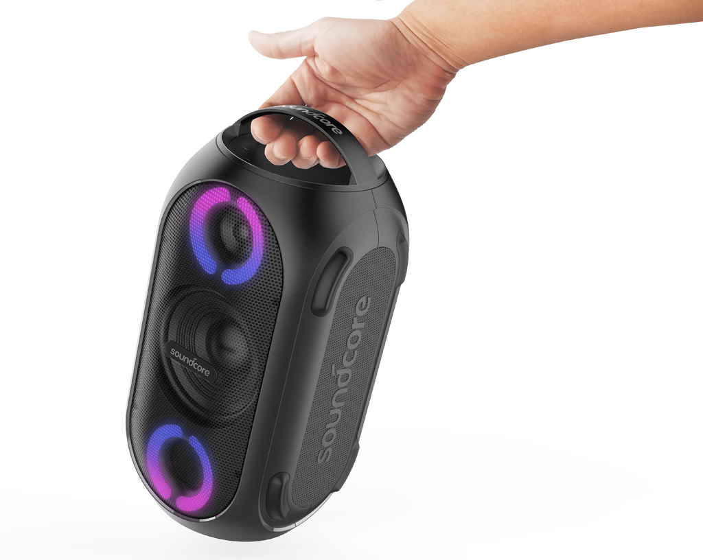 Sizeoundcore Anker Rave Portable Bluetooth Sizepeaker, Black, A3390Z11