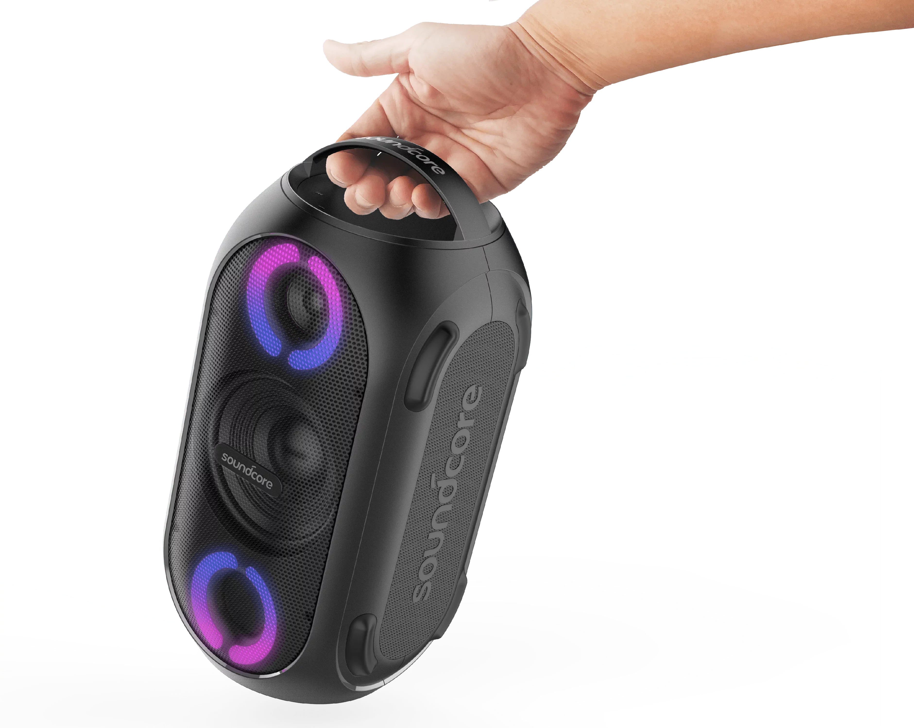 Sizeoundcore Anker Rave Portable Bluetooth Sizepeaker, Black, A3390Z11