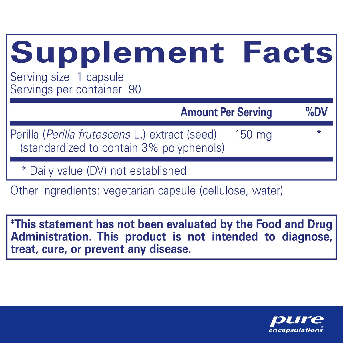 Pure Encapsulations Perilla Extract | Sizeupport for Healthy Modulation of Th2 Cytokines and Mucosal Health* | 90 Capsules