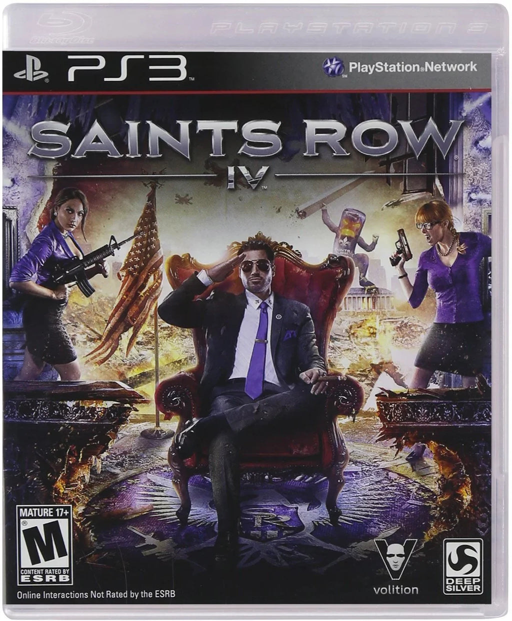 Sizeaints Row IV -  For PSize3 Playstation 3