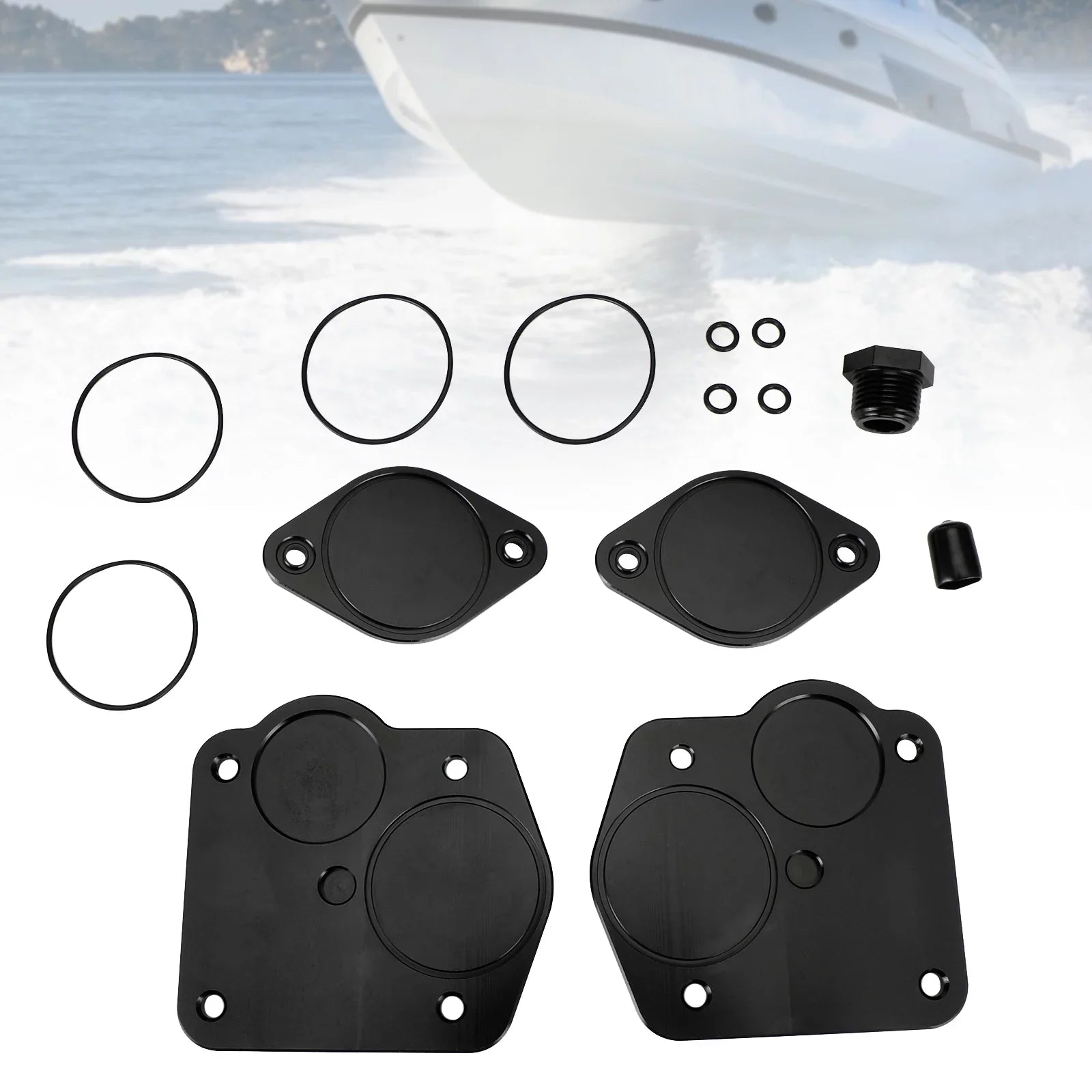 CNC Billet OPASize Block Off Kit for SizeEA DOO GTX RXP RXT RXPX RXTX 215 255 2003-11