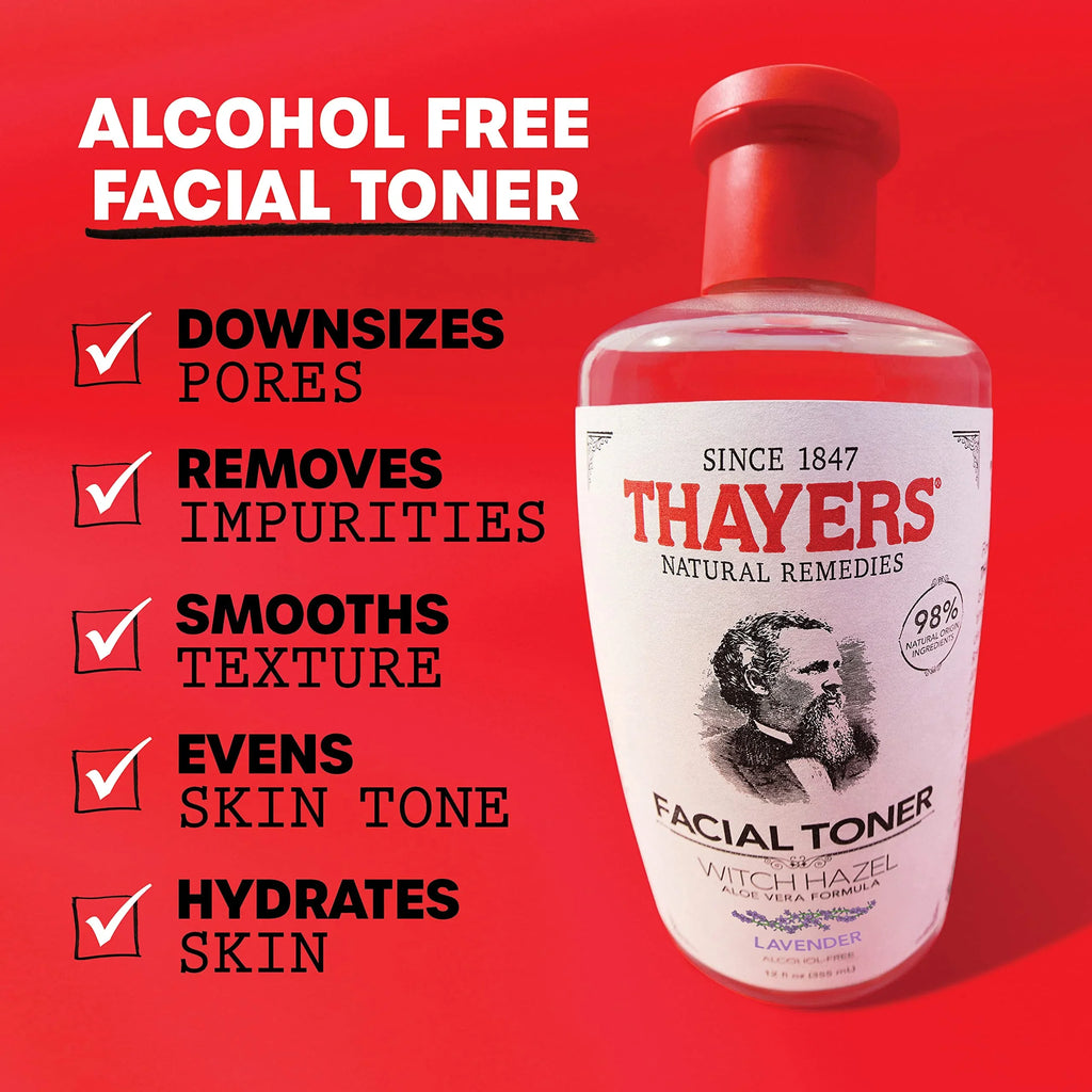 Thayers Witch Hazel with Aloe Vera Lavender - 12 fl oz