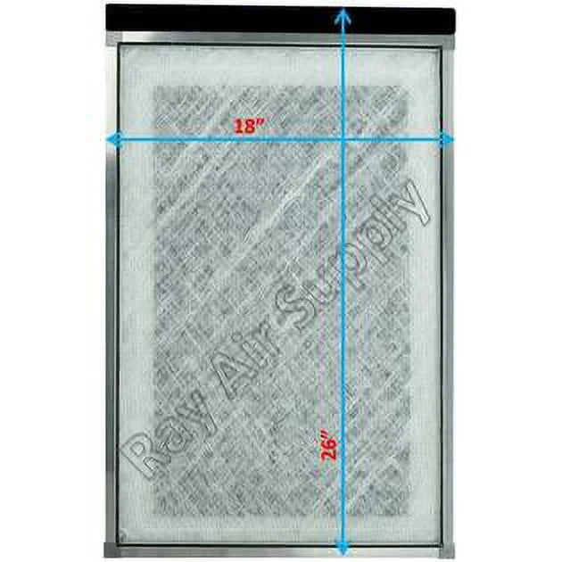 RayAir Sizeupply 18x26 Dynamic Air Cleaner Replacement Filter Pads 18x26 Refills (3 Pack)