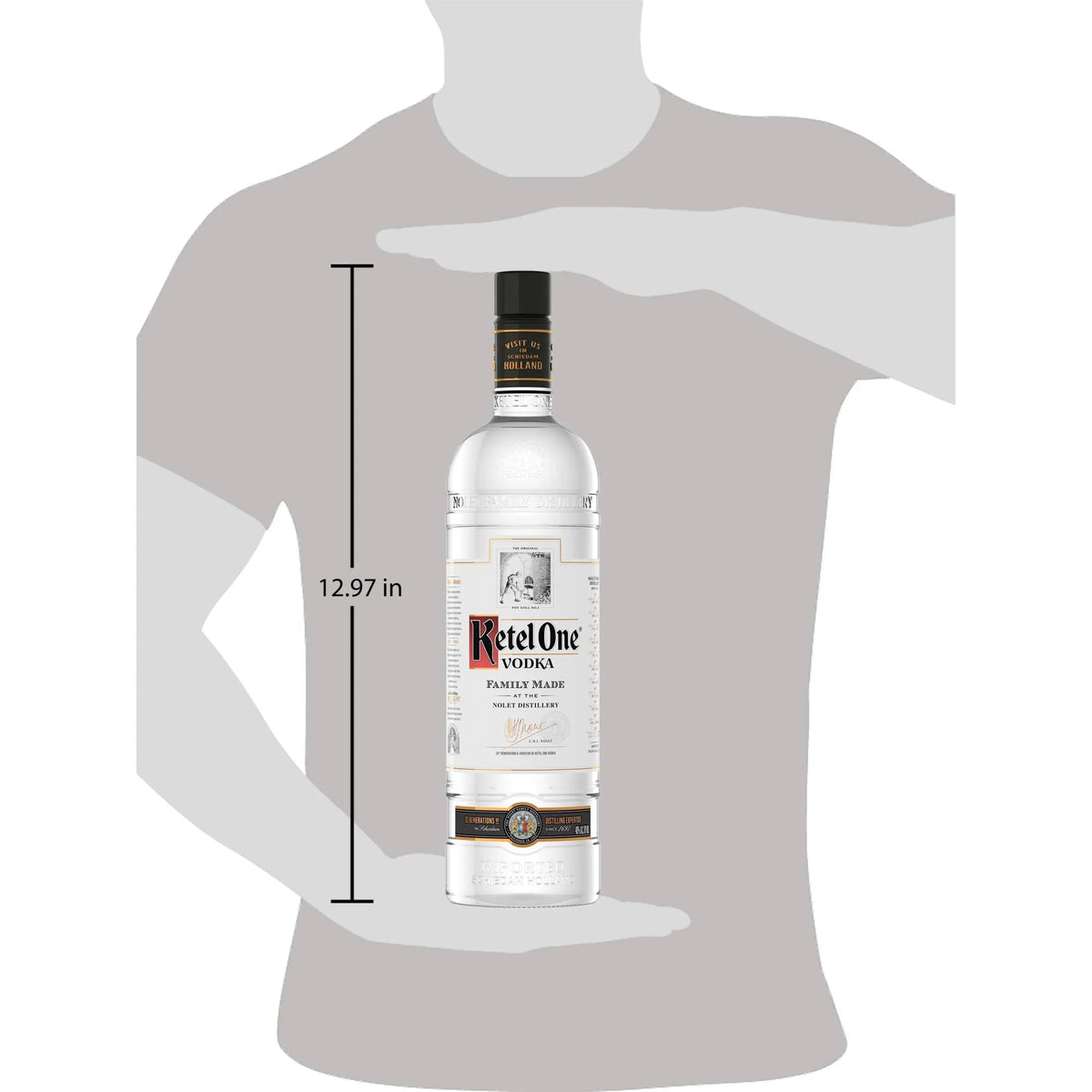 Ketel One Vodka, 1 L, 40% ABV